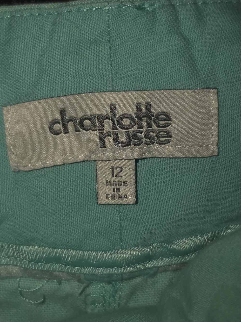 Charlotte Russe Mint Green High Waist Casual Shorts